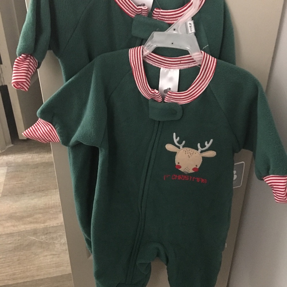 SALE 2 Newborn Xmas Slippers